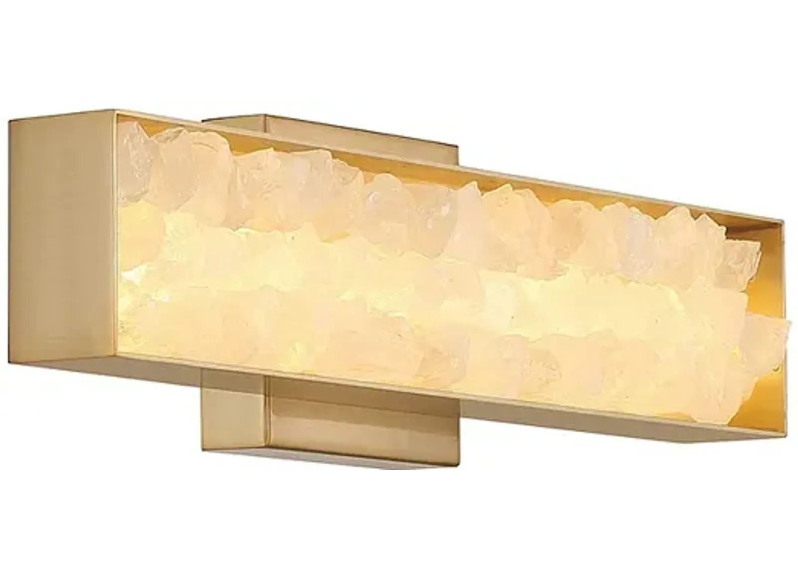 Minka Lavery Divinely 1-Light LED 16-inch Celeste Brass Vanity Light