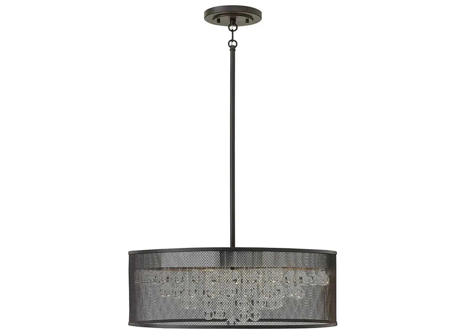 Fiona 25" Wide Black Foyer Pendant by Hinkley Lighting