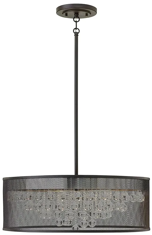 Fiona 25" Wide Black Foyer Pendant by Hinkley Lighting