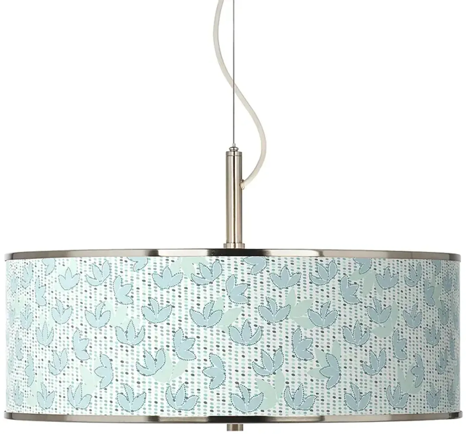 Spring Giclee Glow 20" Wide Pendant Light