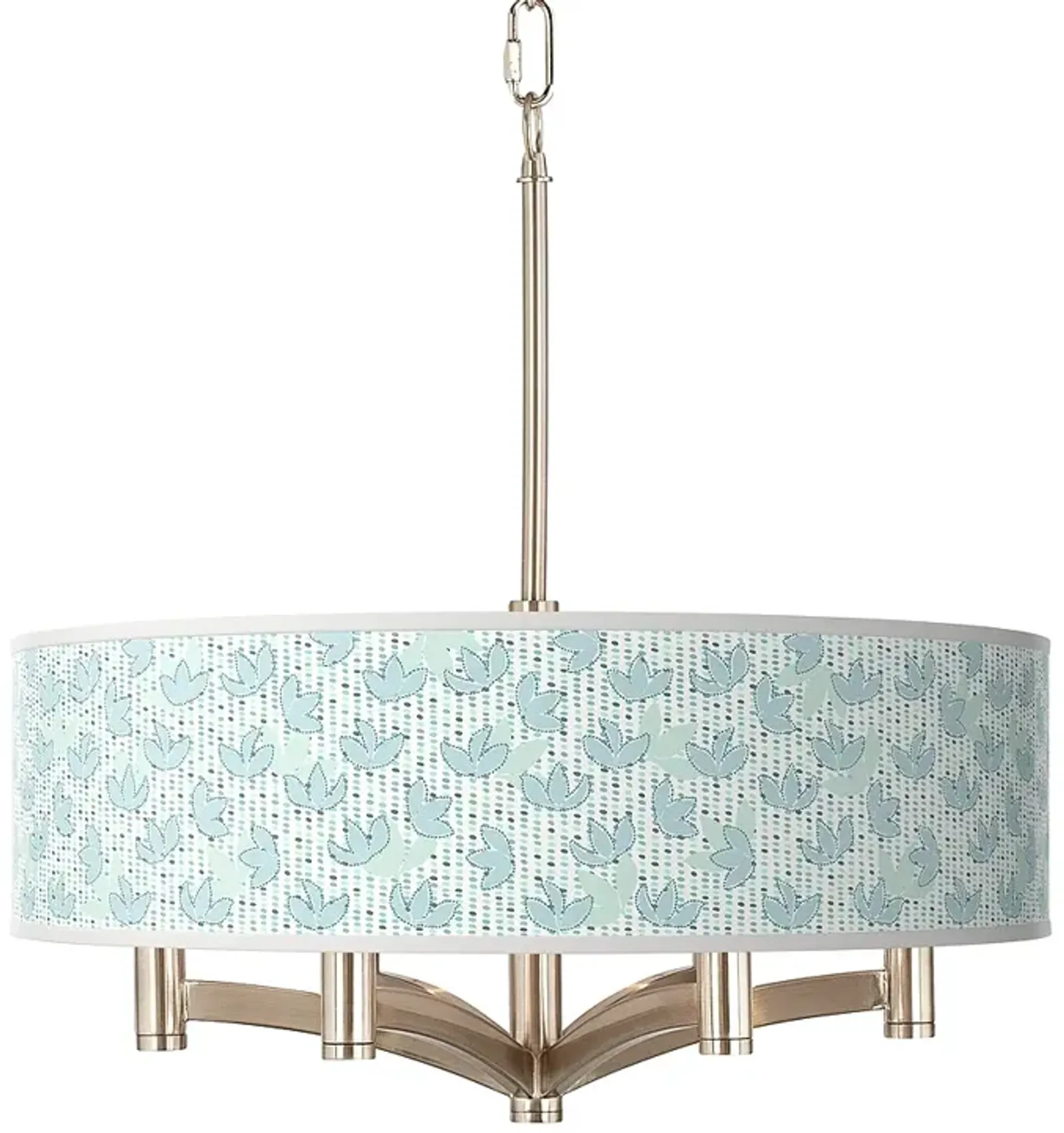 Spring Ava 6-Light Nickel Pendant Chandelier