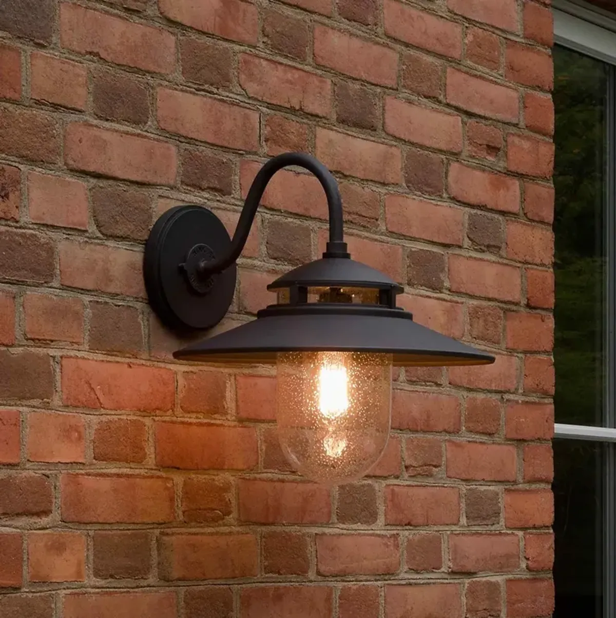 Hinkley Atwell 15 1/4" High Aged Zinc Outdoor Wall Light