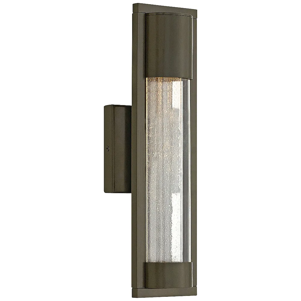 Hinkley Mist 15 1/2" High Bronze Outdoor Wall Light