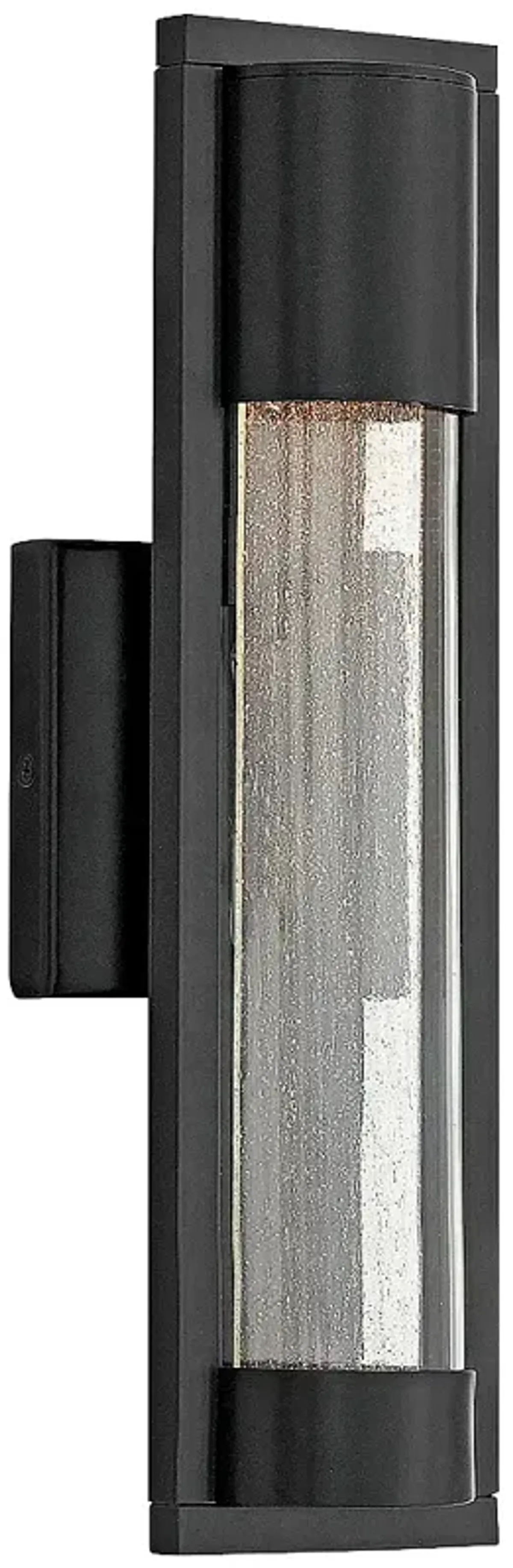 Hinkley Mist 15 1/2" High Satin Black Outdoor Wall Light