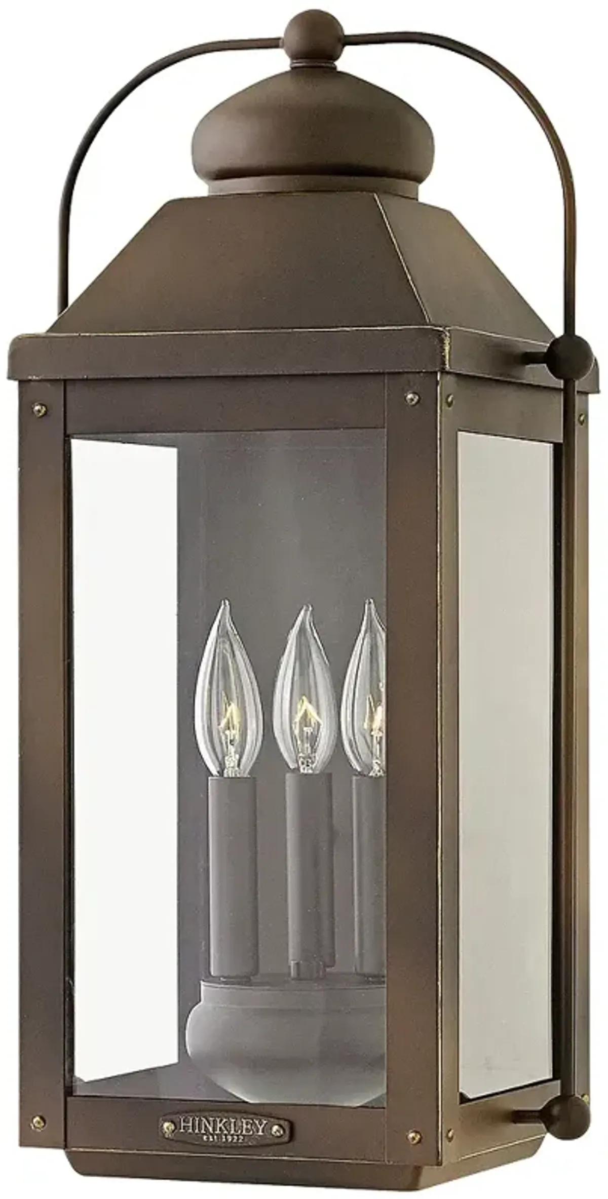 Anchorage 21 1/4"H Light Oiled Bronze Outdoor Wall Light