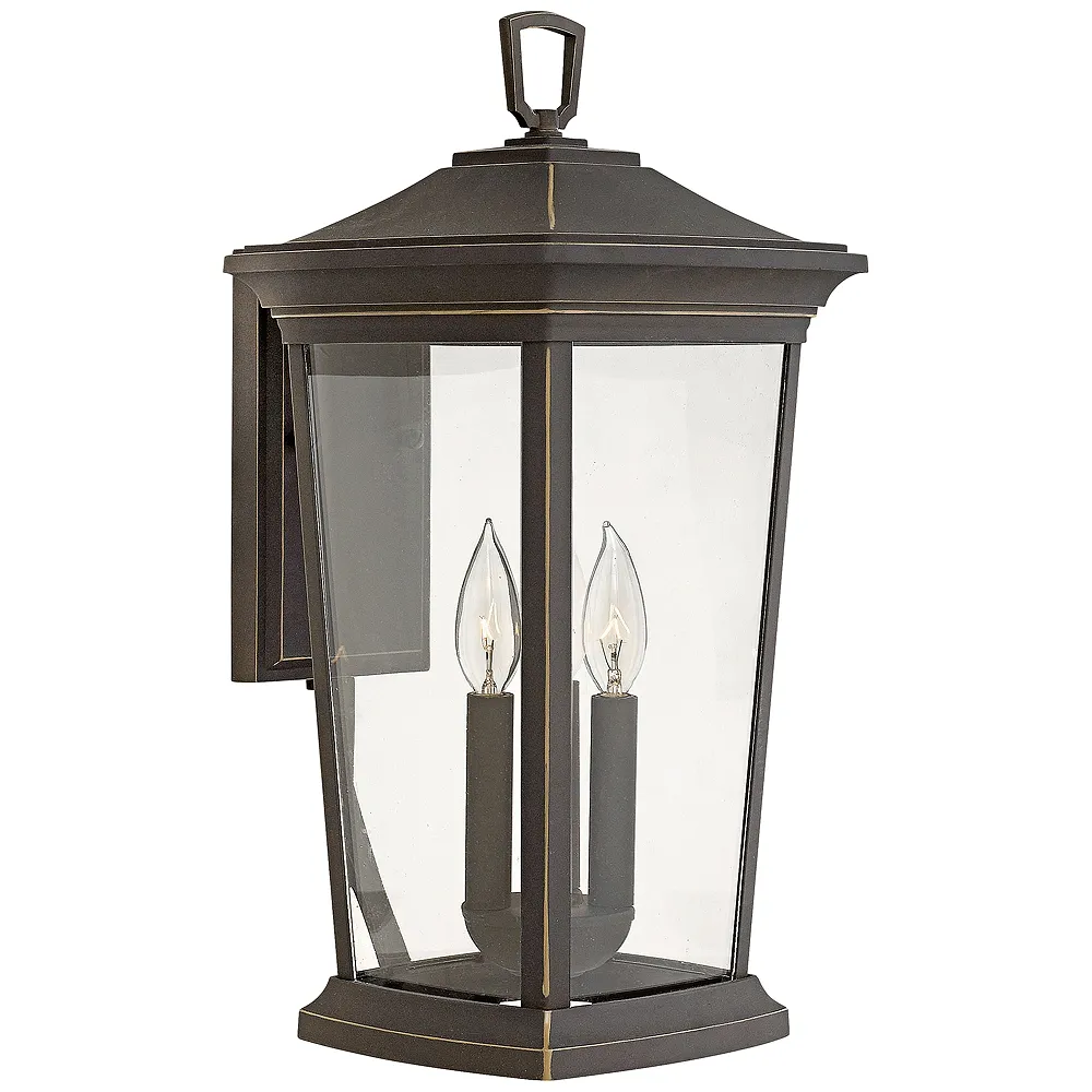 Hinkley Bromley 19 1/4" High Rubbed Bronze Outdoor Lantern Wall Light