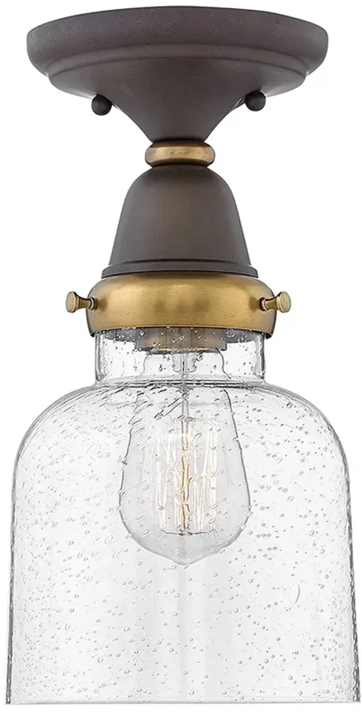 Hinkley Academy 6 1/2" Wide Oil-Rubbed Bronze Ceiling Light