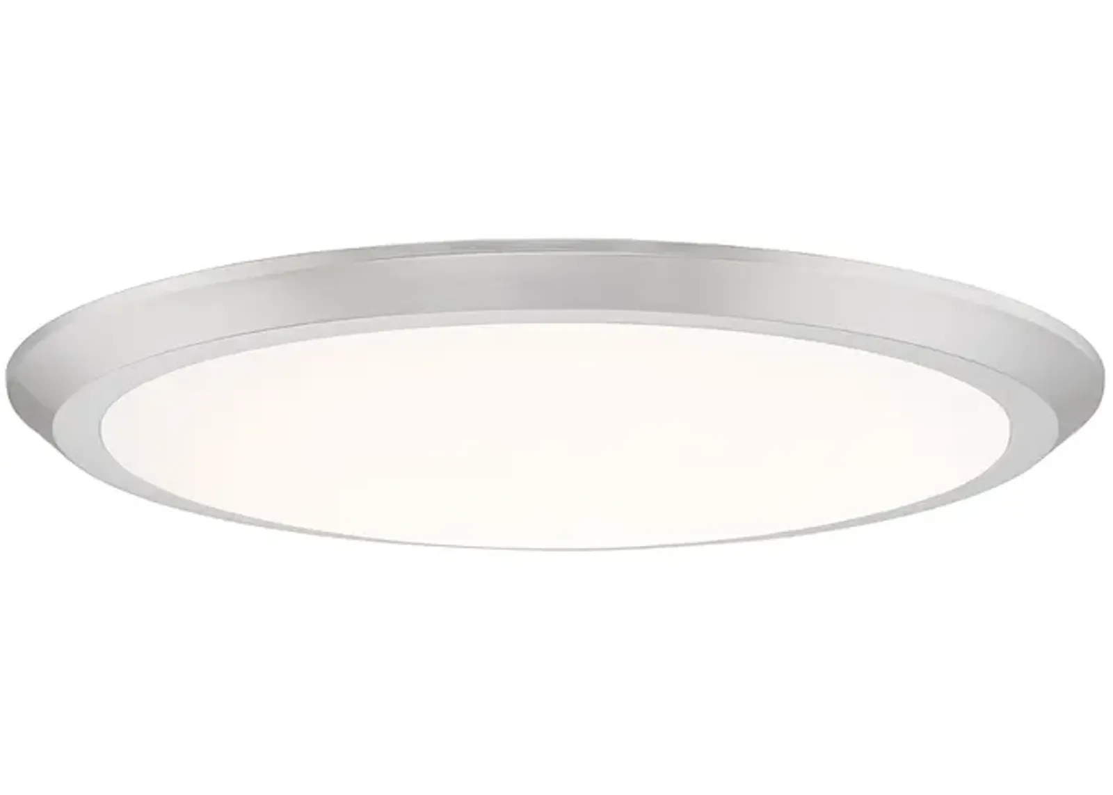 Verge 20-in W BN LED Flush Mount