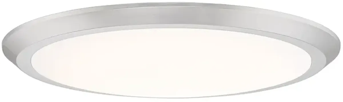 Verge 20-in W BN LED Flush Mount