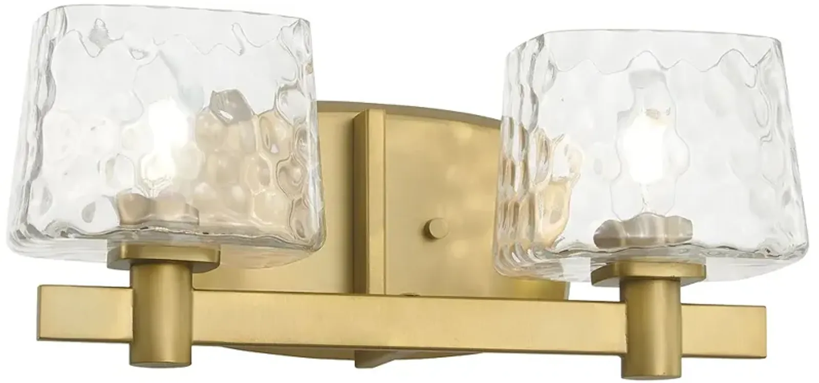 Minka-Lavery Drysdale 2-Light Soft Brass Bath Vanity