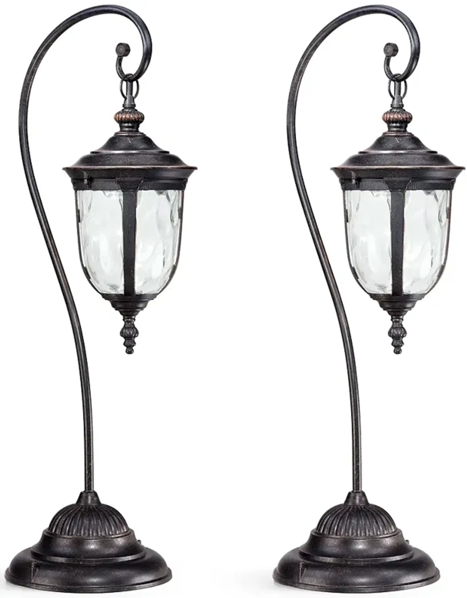 Bellagio 32 1/2"H Bronze LED Landscape Path Lights Set of 2