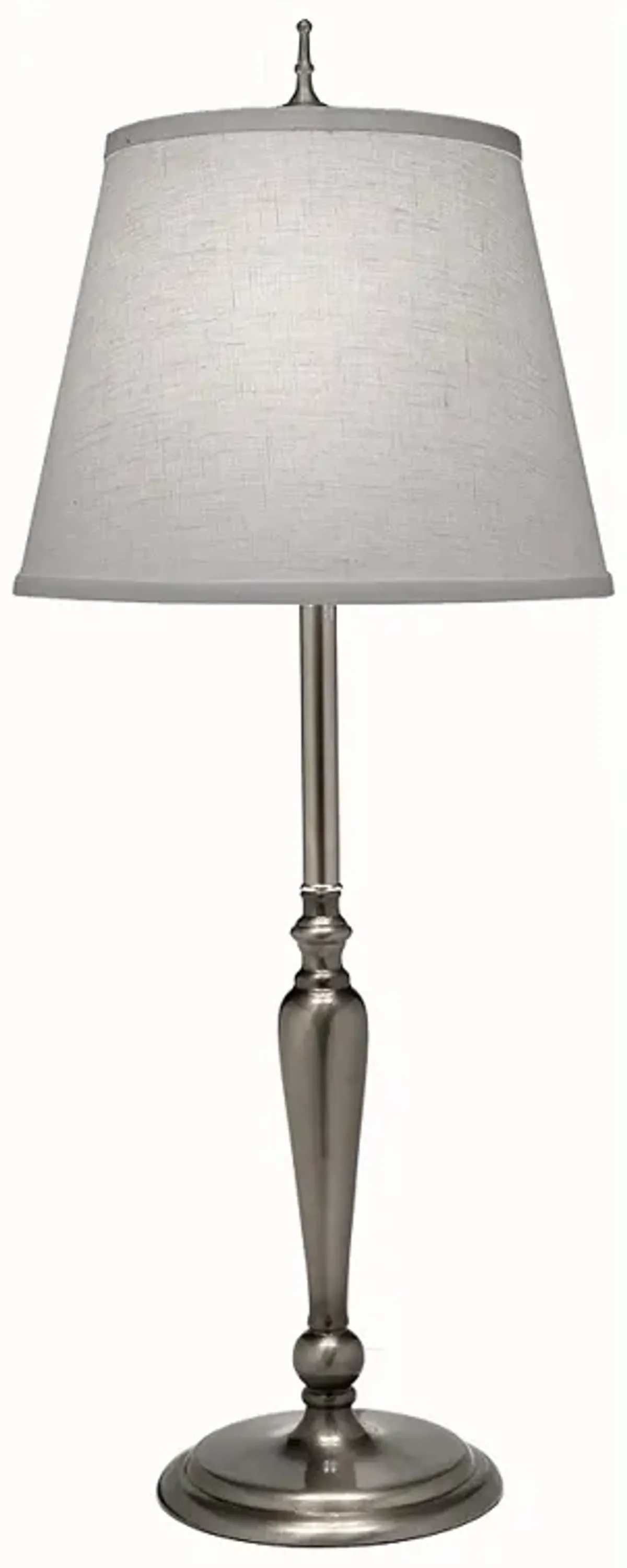 28" H Antique Nickel Contemporary Buffet Lamp