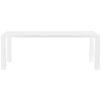 Abby 84 1/4" Wide Gloss White Dining Table