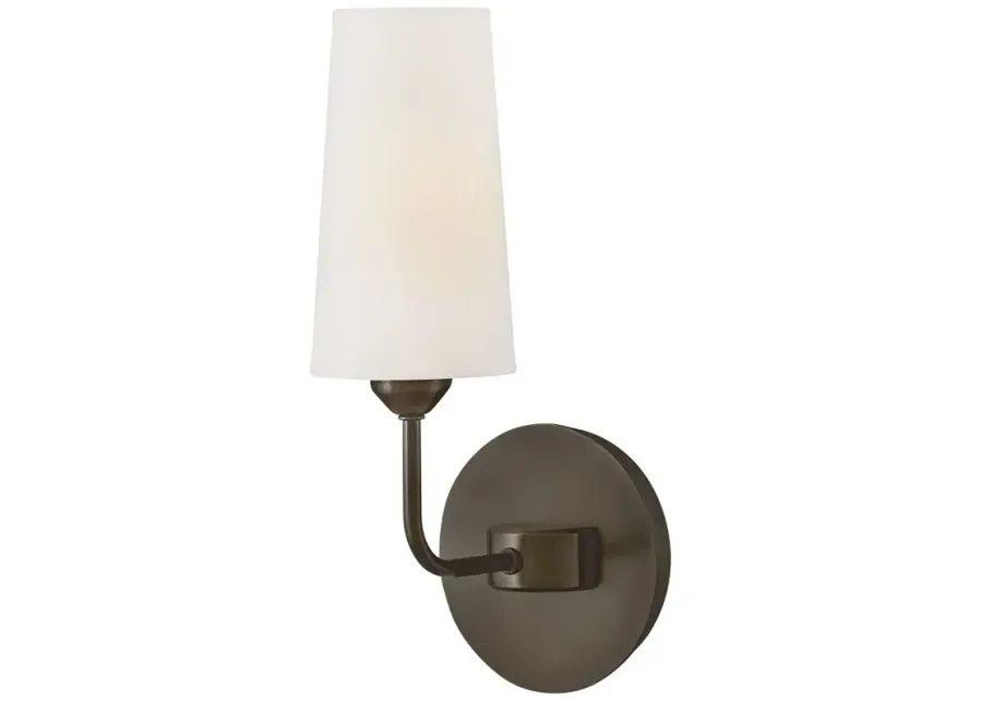 Hinkley - Sconce Lewis Single Light Sconce- Black Oxide