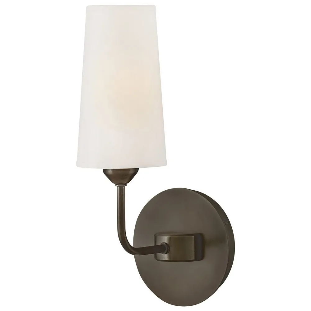 Hinkley - Sconce Lewis Single Light Sconce- Black Oxide