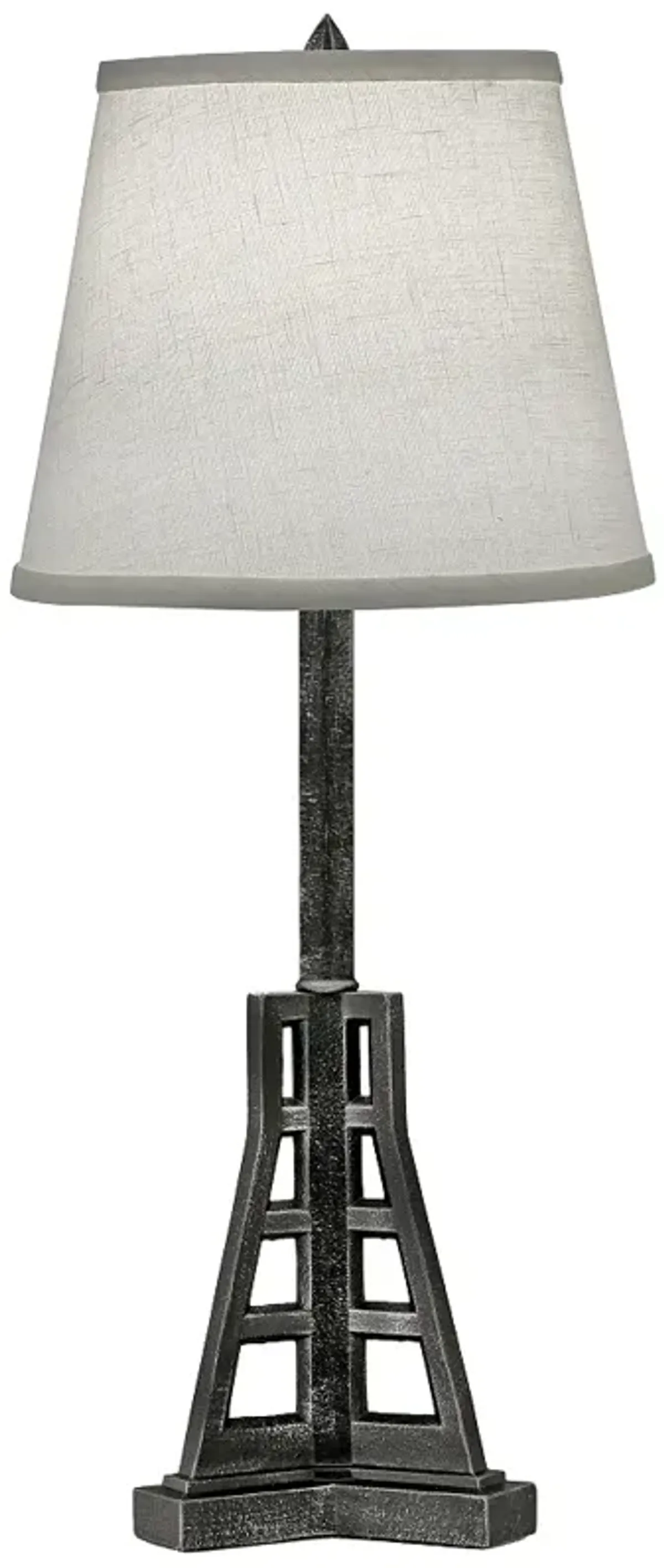 29" H Charcoal Contemporary Buffet Lamp