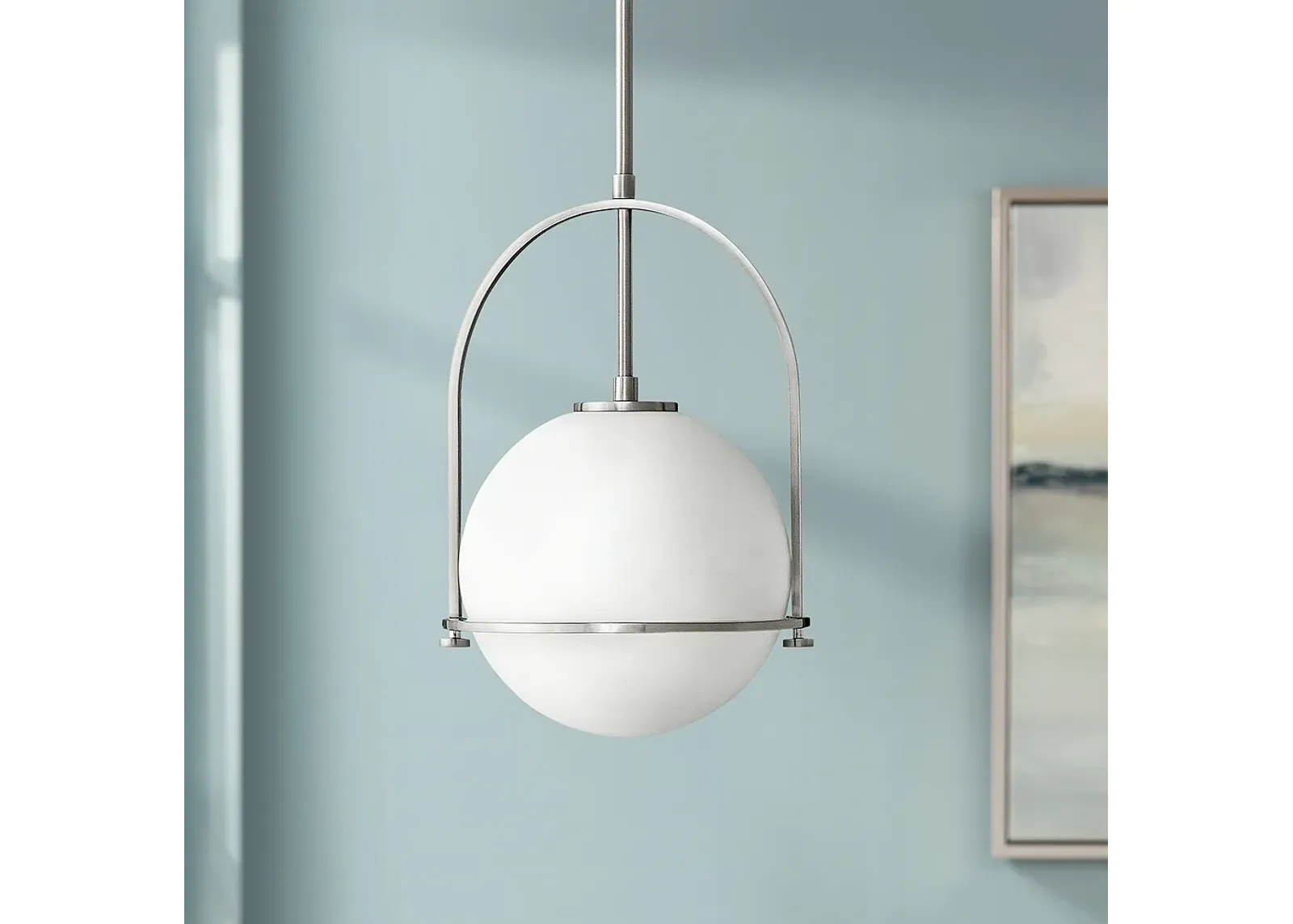 Hinkley Somerset 11 1/2"W Brushed Nickel Mini Pendant Light