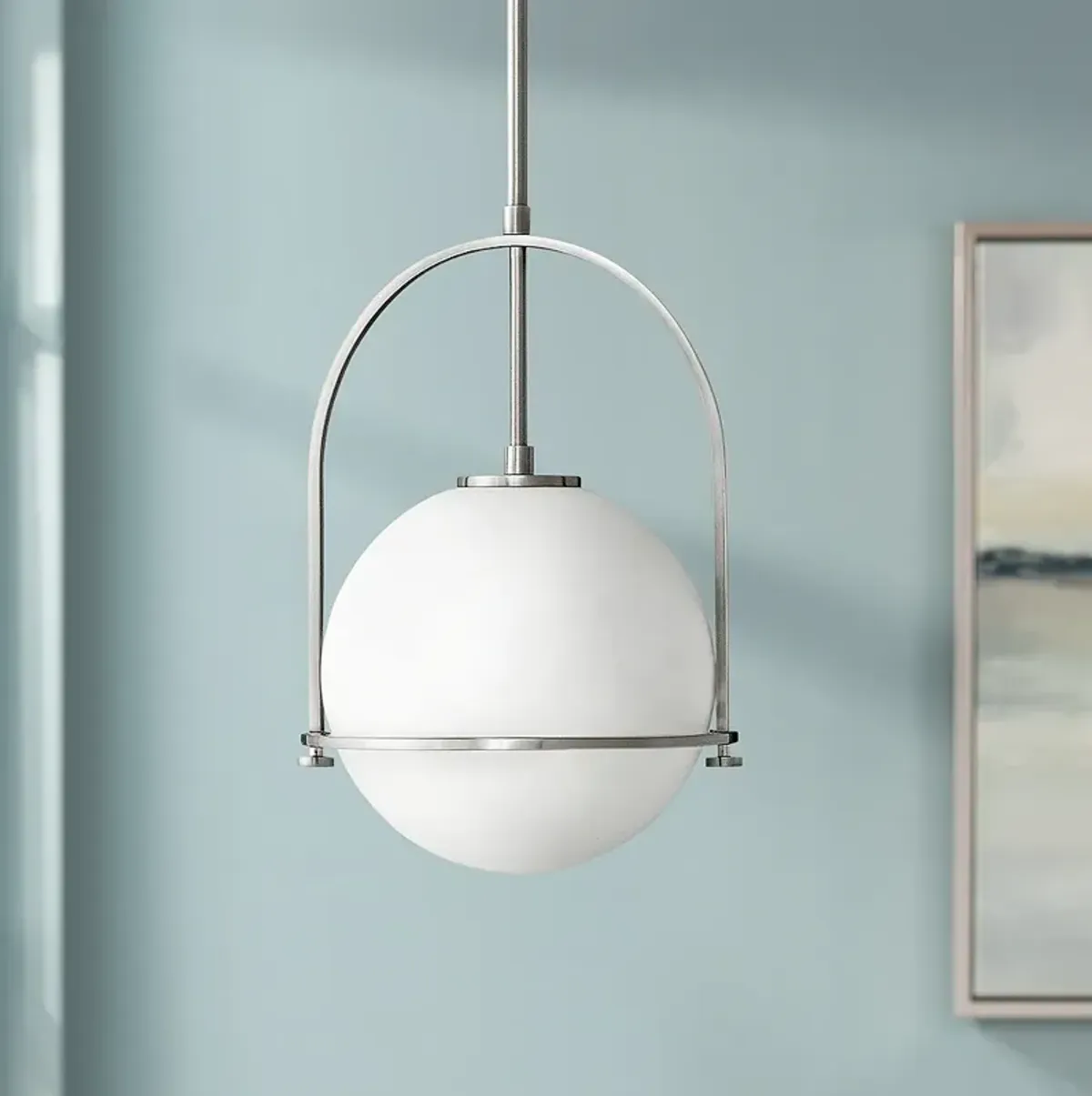 Hinkley Somerset 11 1/2" Wide Brushed Nickel Mini Pendant Light