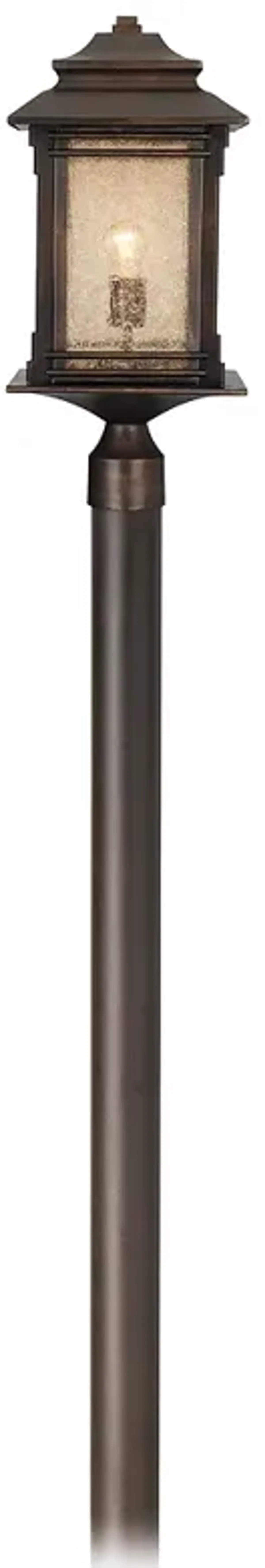 Franklin Iron Hickory Point 104" High Bronze Direct Burial Post Light