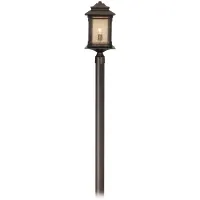 Hickory Point 104" High Bronze Direct Burial Post Light