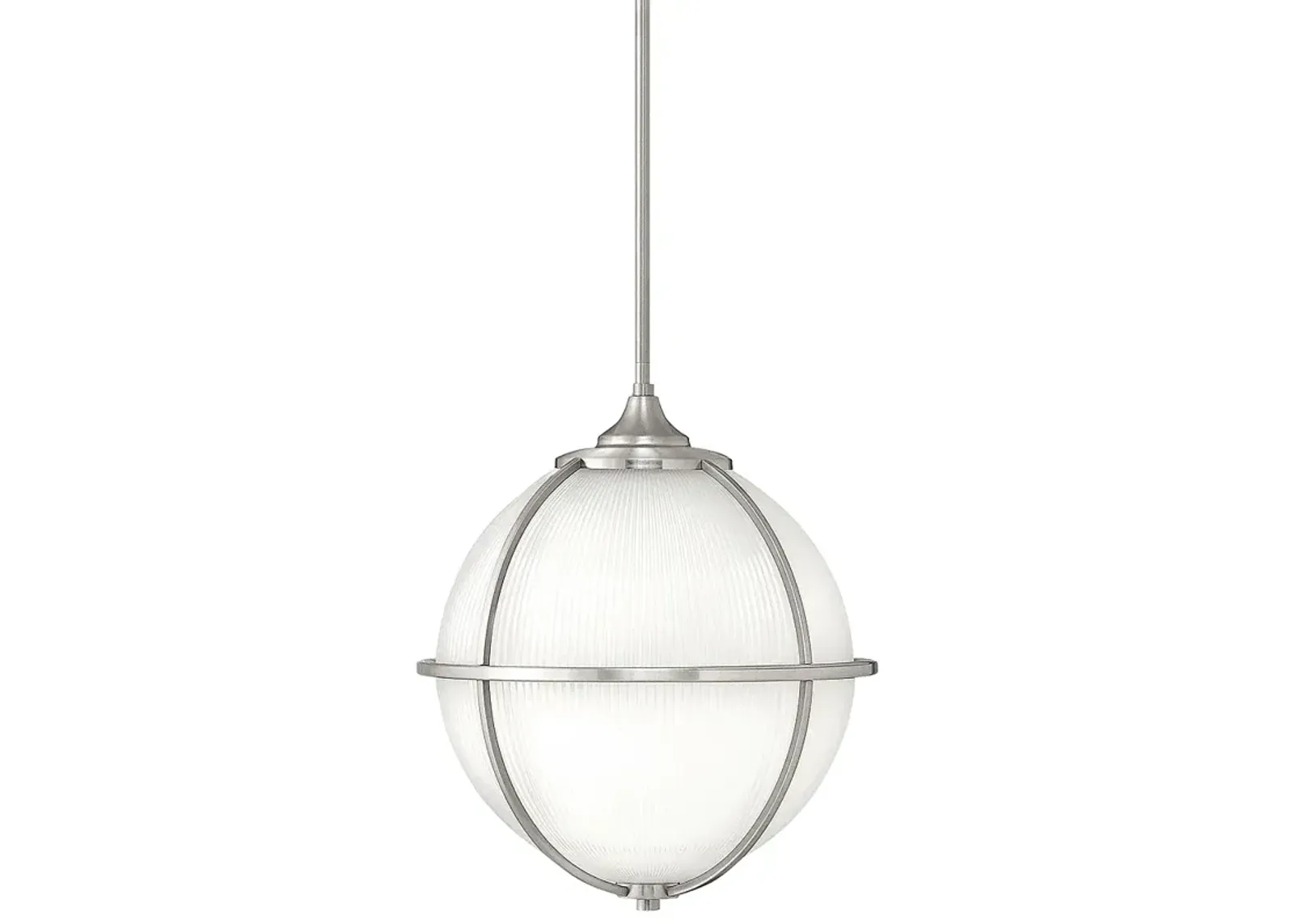 Odeon 3Lt Brushed Nickel Pendant