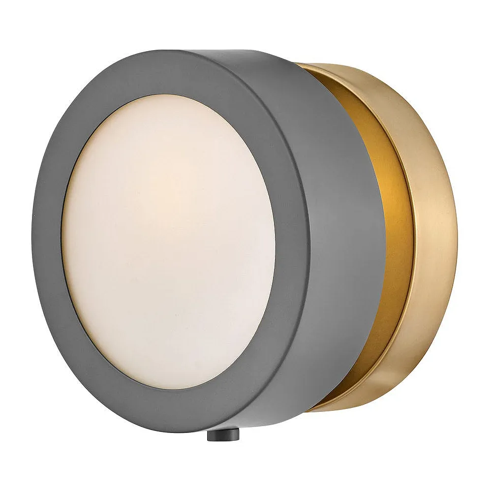 Hinkley - Sconce Mercer Single Light Sconce- Dark Matte Grey