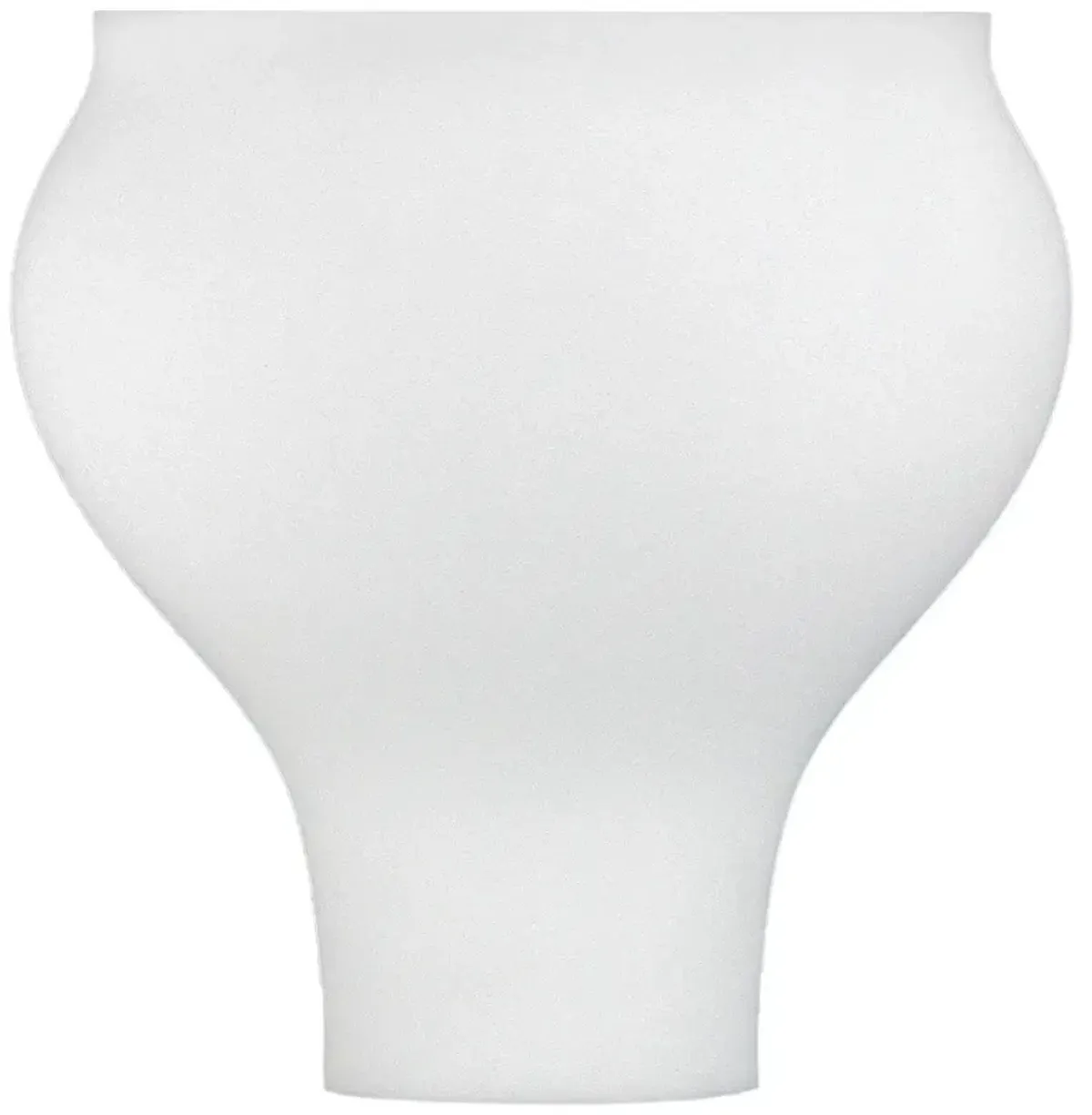 Laurel Leaves Opal Acrylic Torchiere Shade 6.75x3.75x8 (Clip-On)