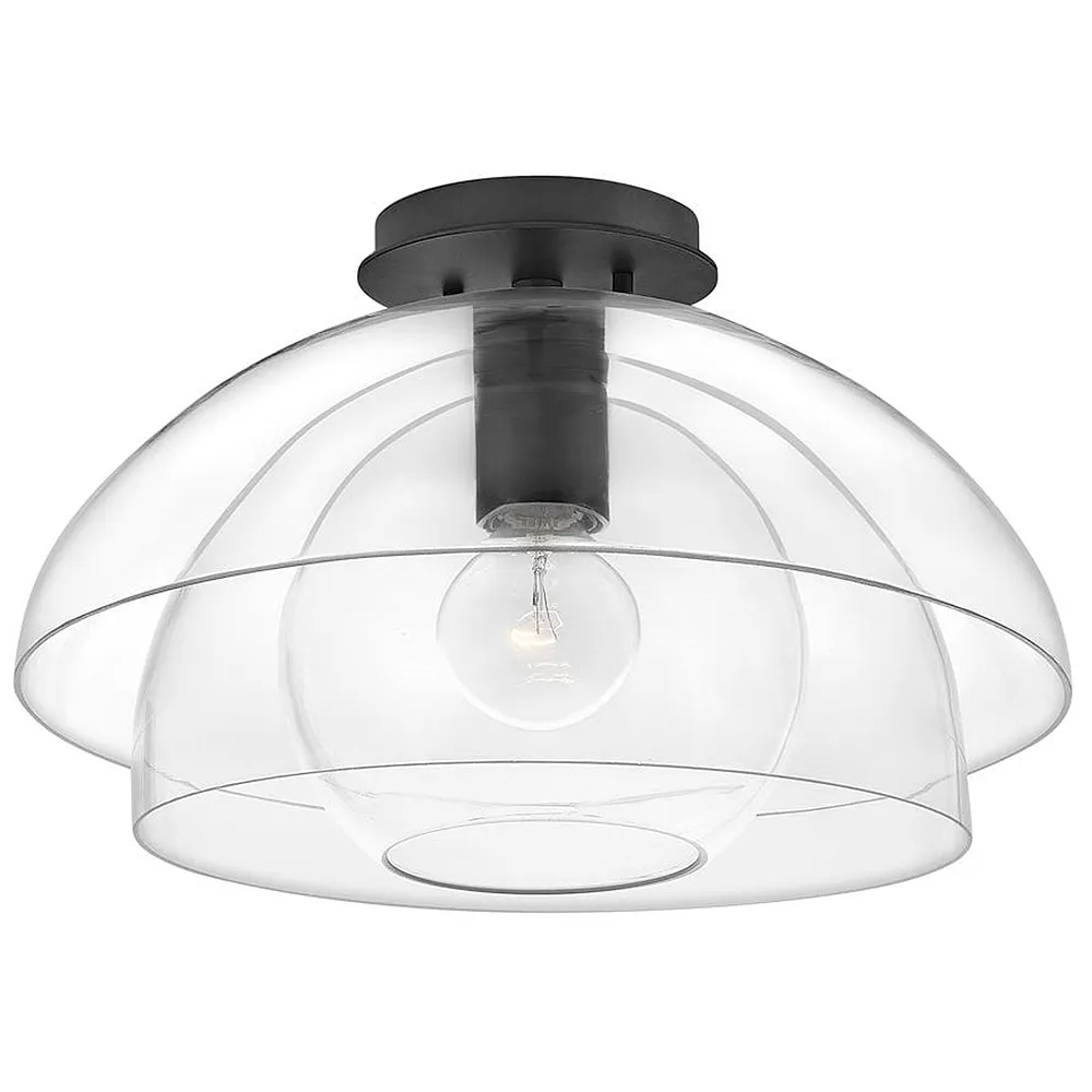 Lotus 16" Wide Black Ceiling Light by Hinkley Lighting