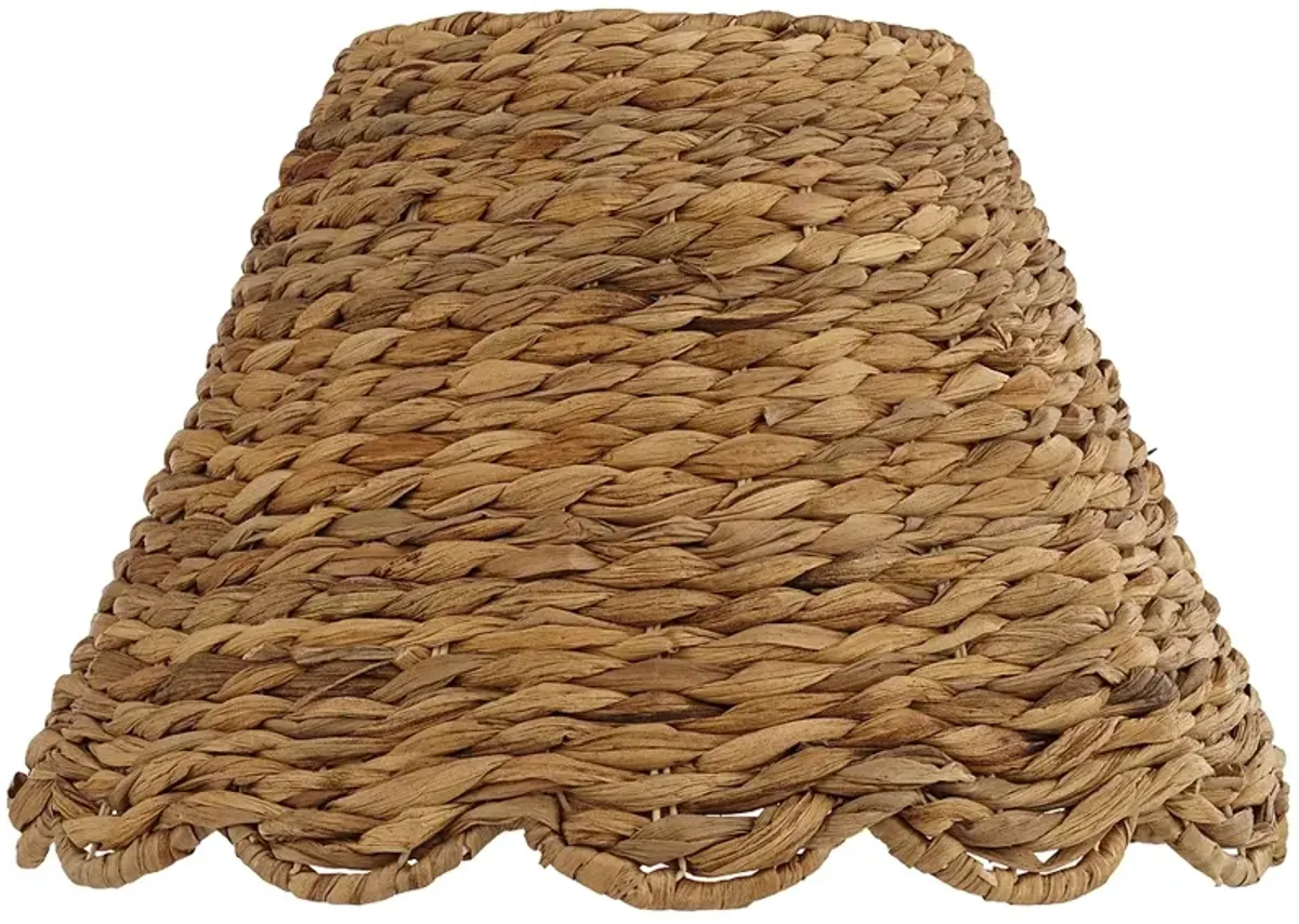 Springcrest Mambo Scalloped Water Grass Lamp Shade  7x15x9.5 (Spider)