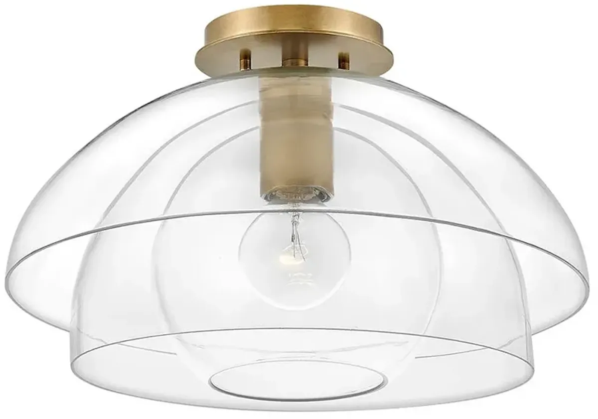 Lotus 16"W Heritage Brass Ceiling Light by Hinkley Lighting