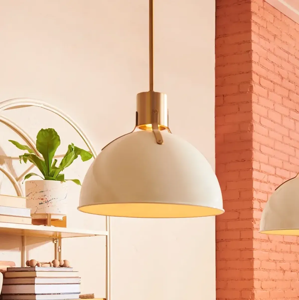 Hinkley Argo 20" Wide Polished White Brass LED Pendant Light