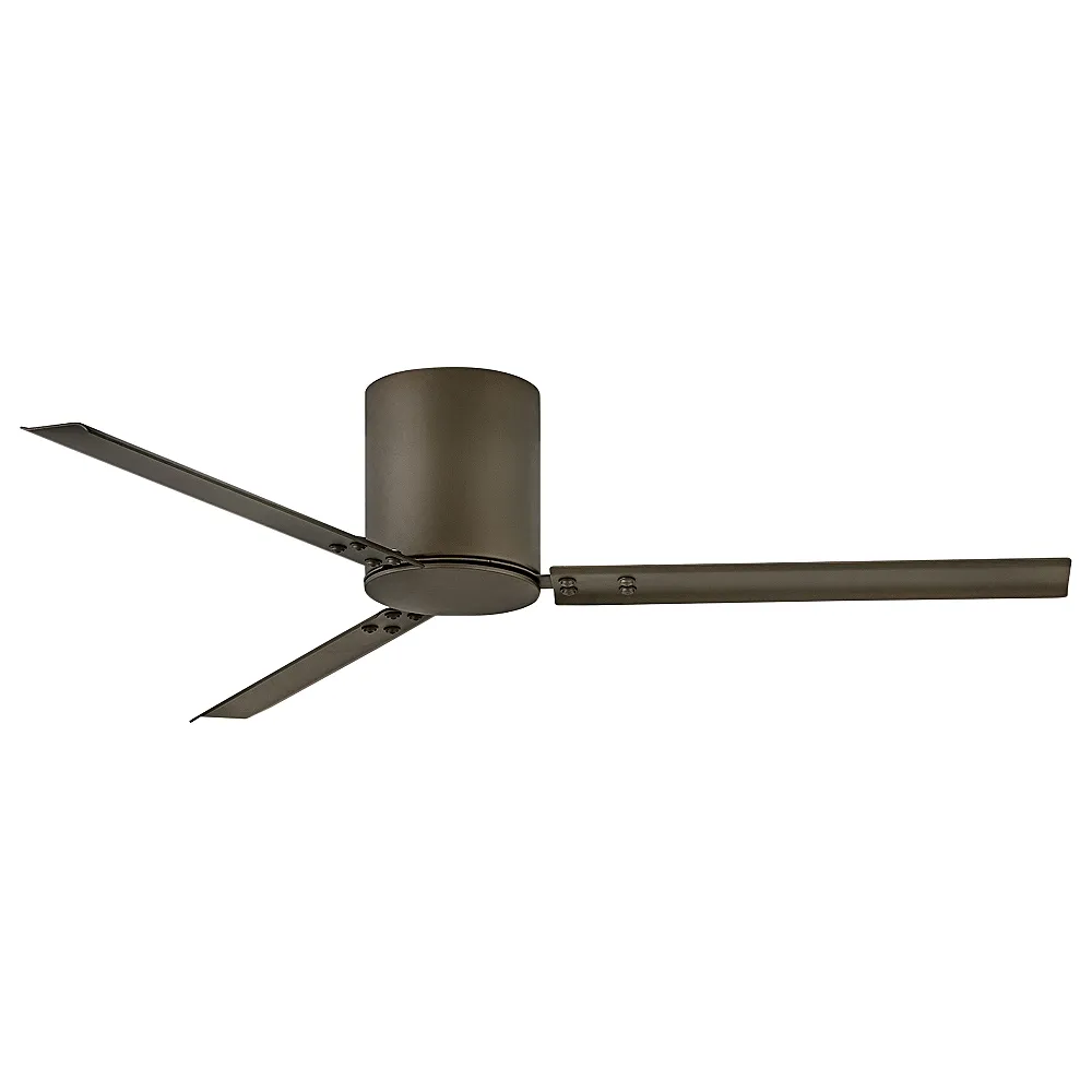 58" Hinkley Indy Flush Metallic Matte Bronze Hugger Smart Ceiling Fan