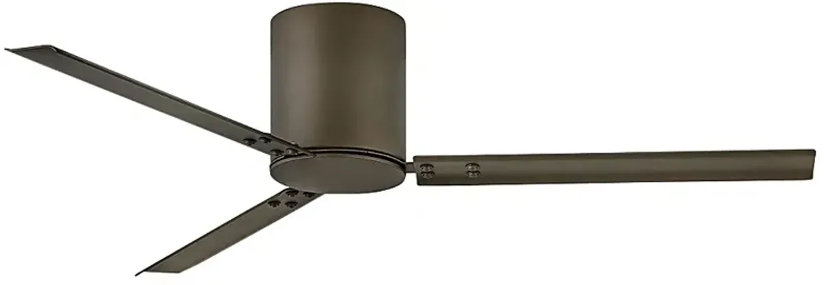 58" Hinkley Indy Flush Metallic Matte Bronze Hugger Smart Ceiling Fan