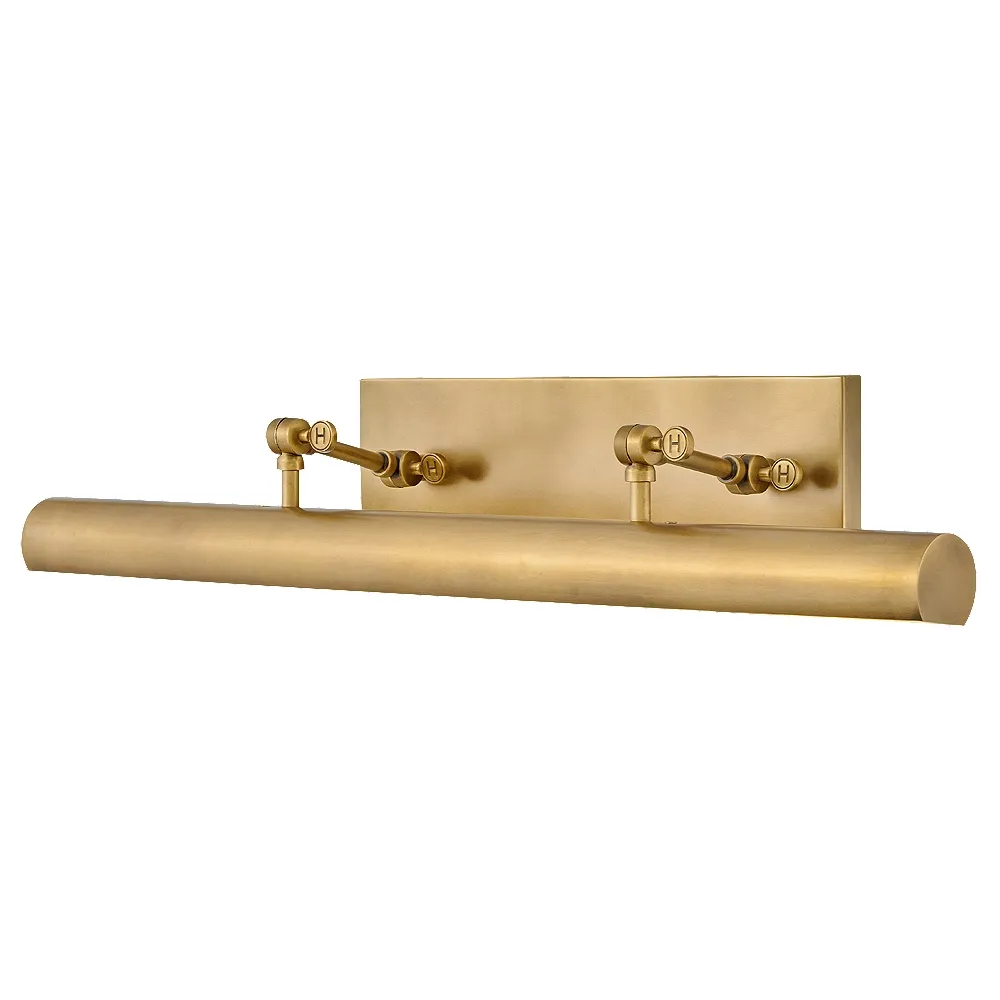 Hinkley Stokes 30" Wide Traditional Heritage Brass Wall Picture Light