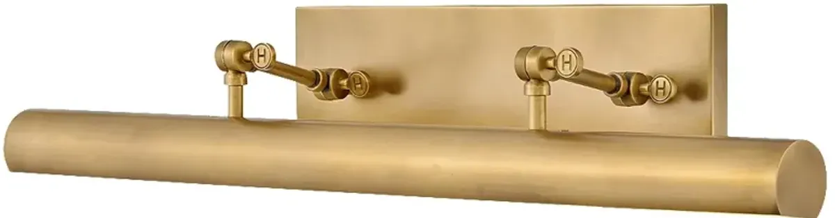 Hinkley Stokes 30" Wide Heritage Brass Picture Light