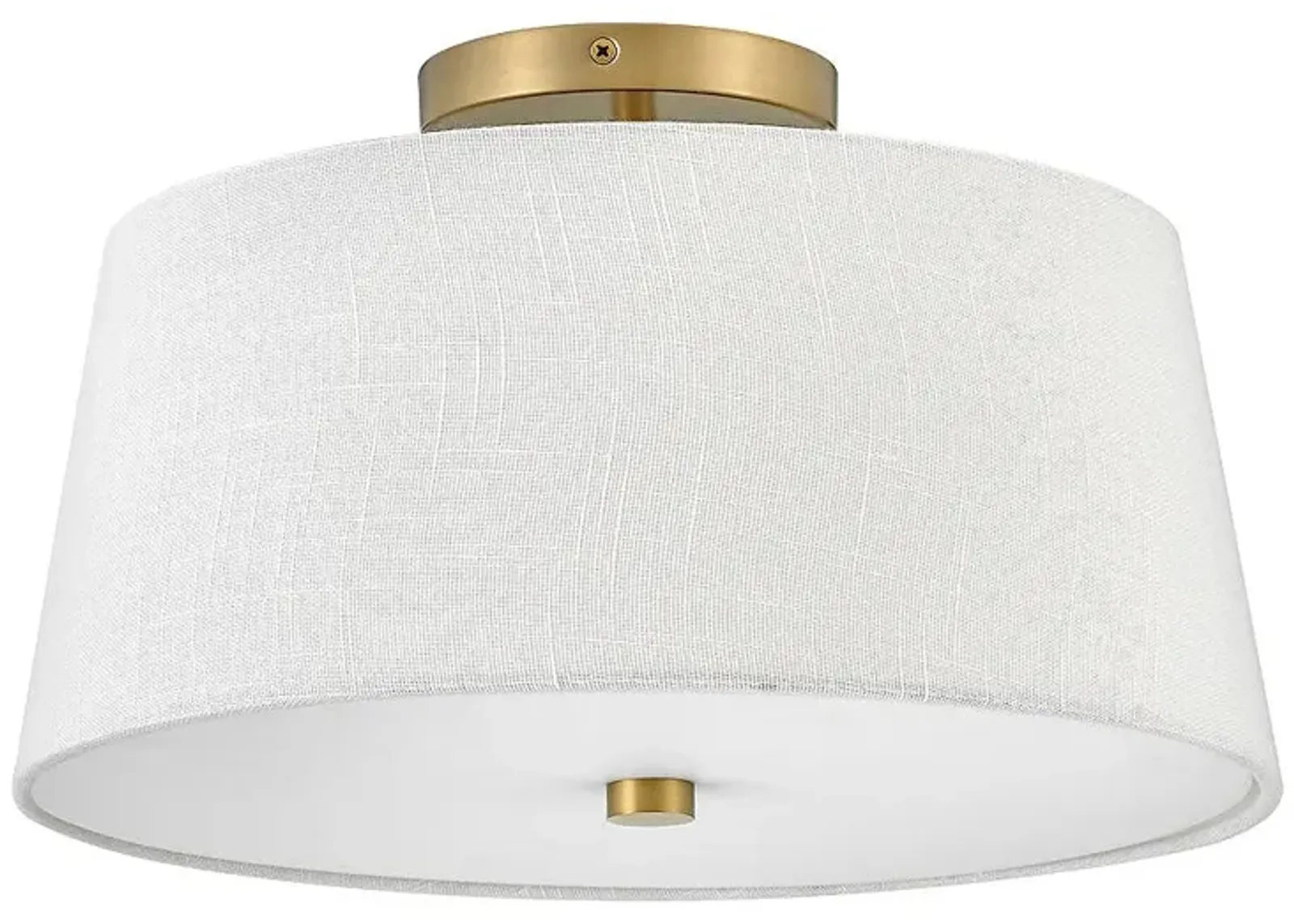 LARK BEALE Medium Flush Mount Lacquered Brass