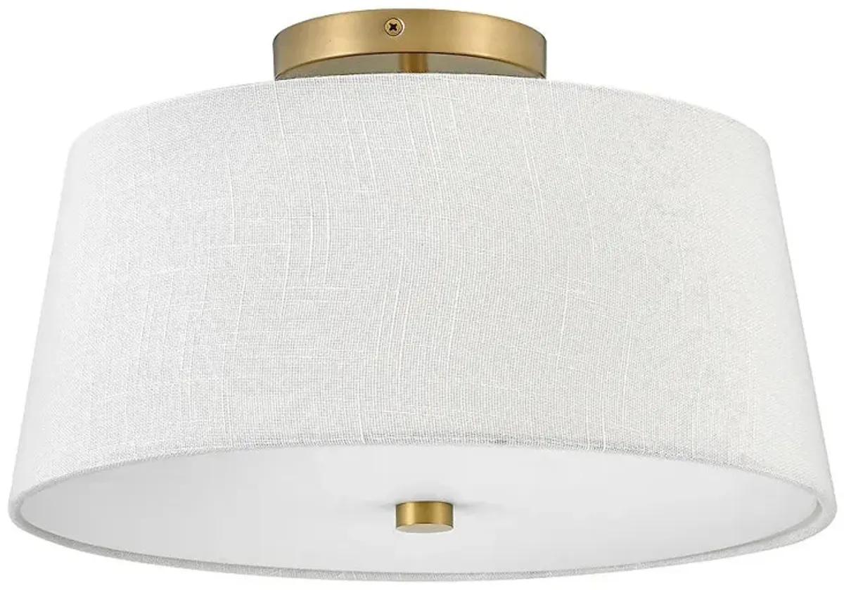 Hinkley Lark Beale 14" Wide Lacquered Brass Ceiling Light