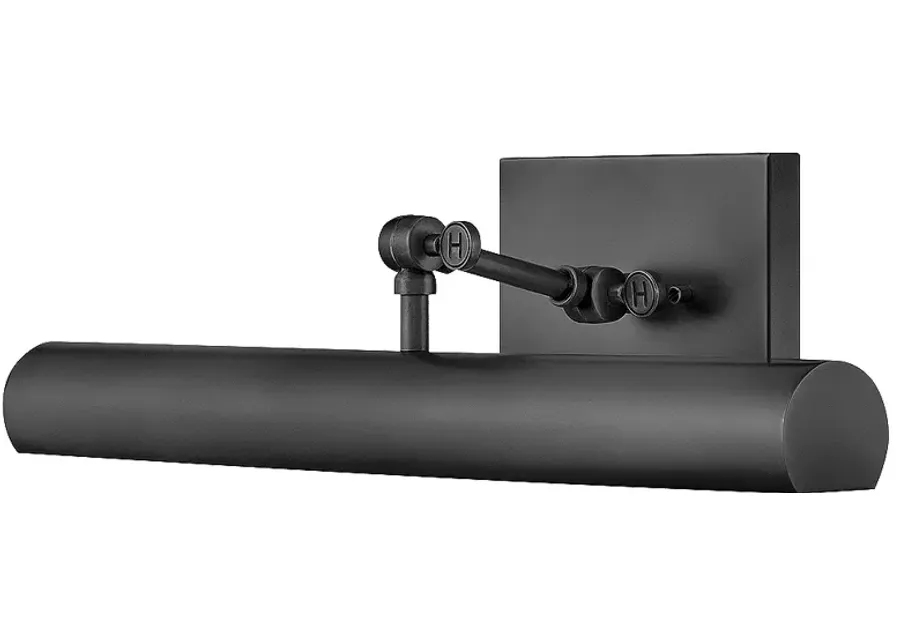 Hinkley Stokes 20" Wide Black Adjustable Accent Wall Light