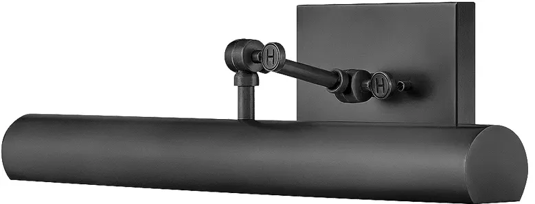 Hinkley Stokes 20" Wide Black Adjustable Accent Wall Light