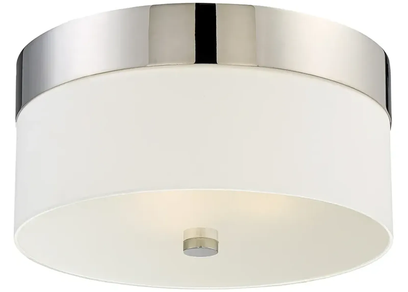 Crystorama Grayson 16" Wide Polished Nickel Ceiling Light