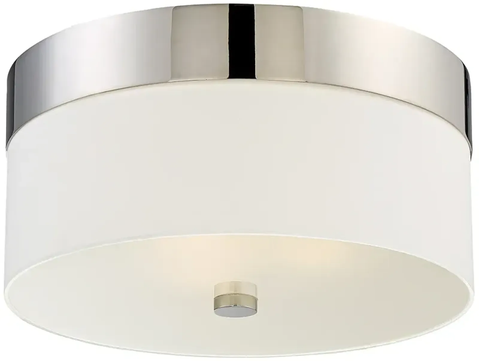 Crystorama Grayson 16" Wide Polished Nickel Ceiling Light