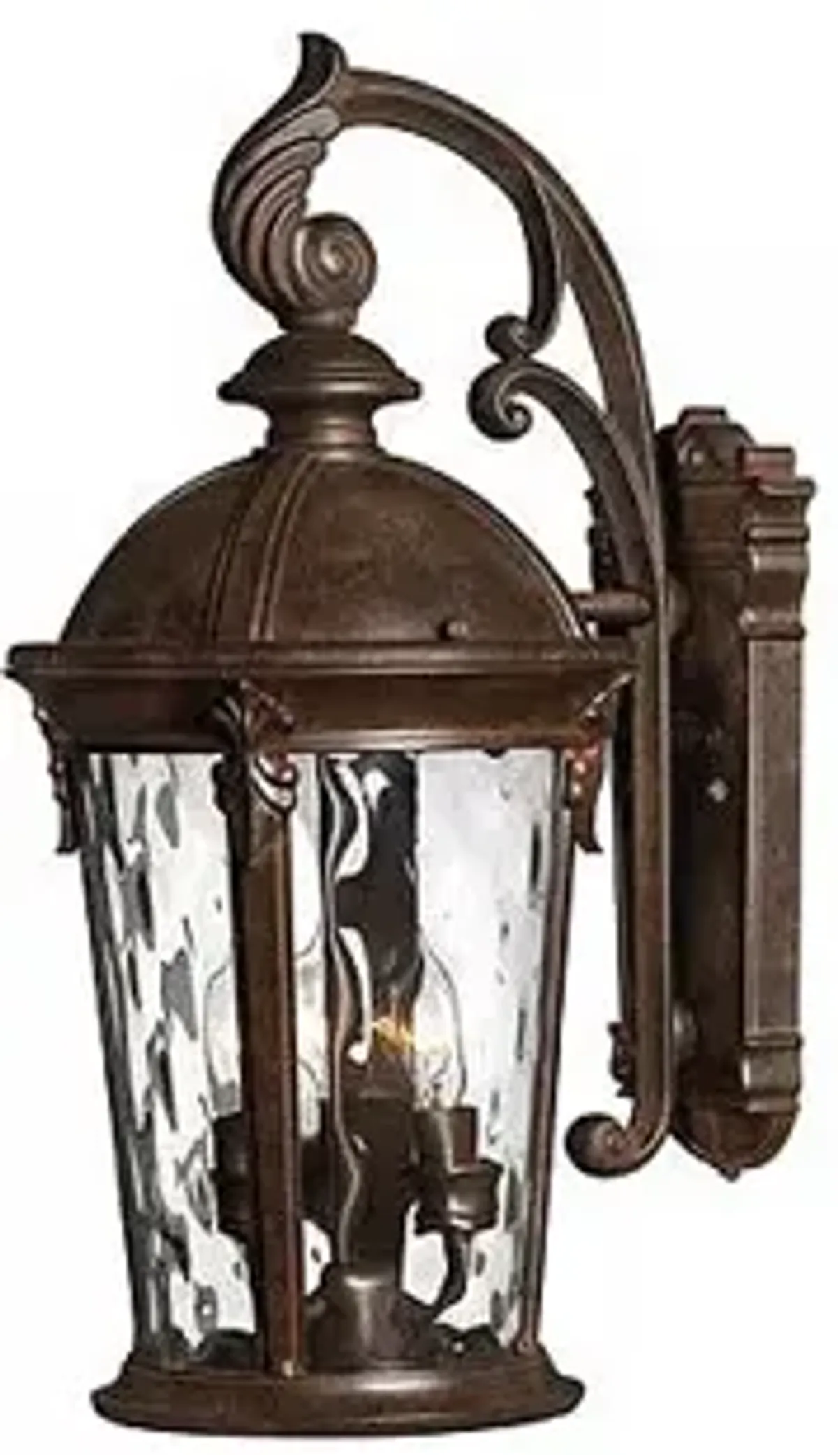 Hinkley Windsor 20 3/4" High River Rock 3-Light Outdoor Wall Light