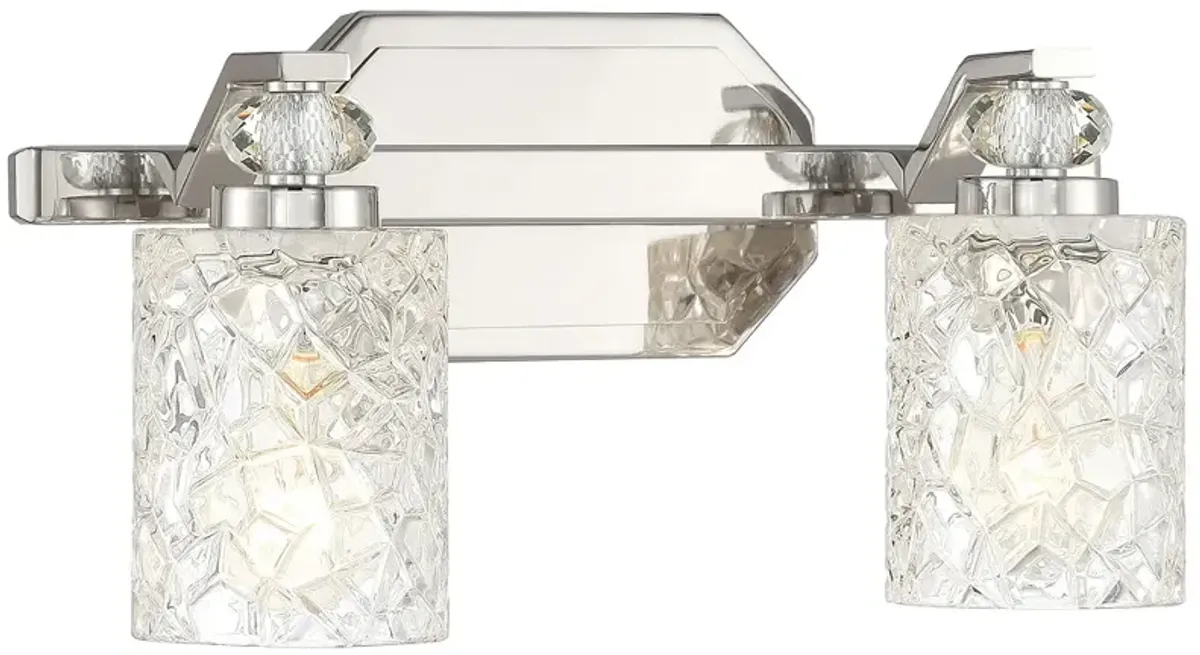 Minka-Lavery Crystal Kay 2-Light Chrome Bath Vanity