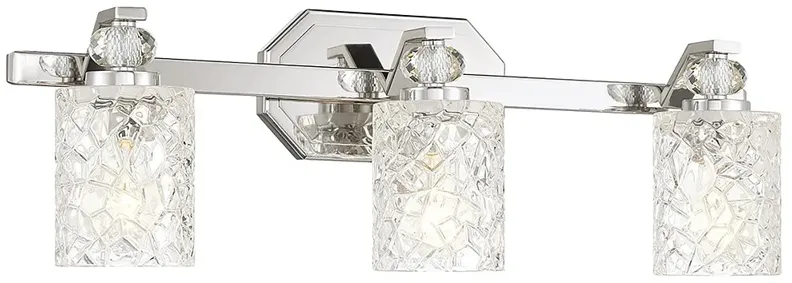 Minka-Lavery Crystal Kay 3-Light Chrome Bath Vanity