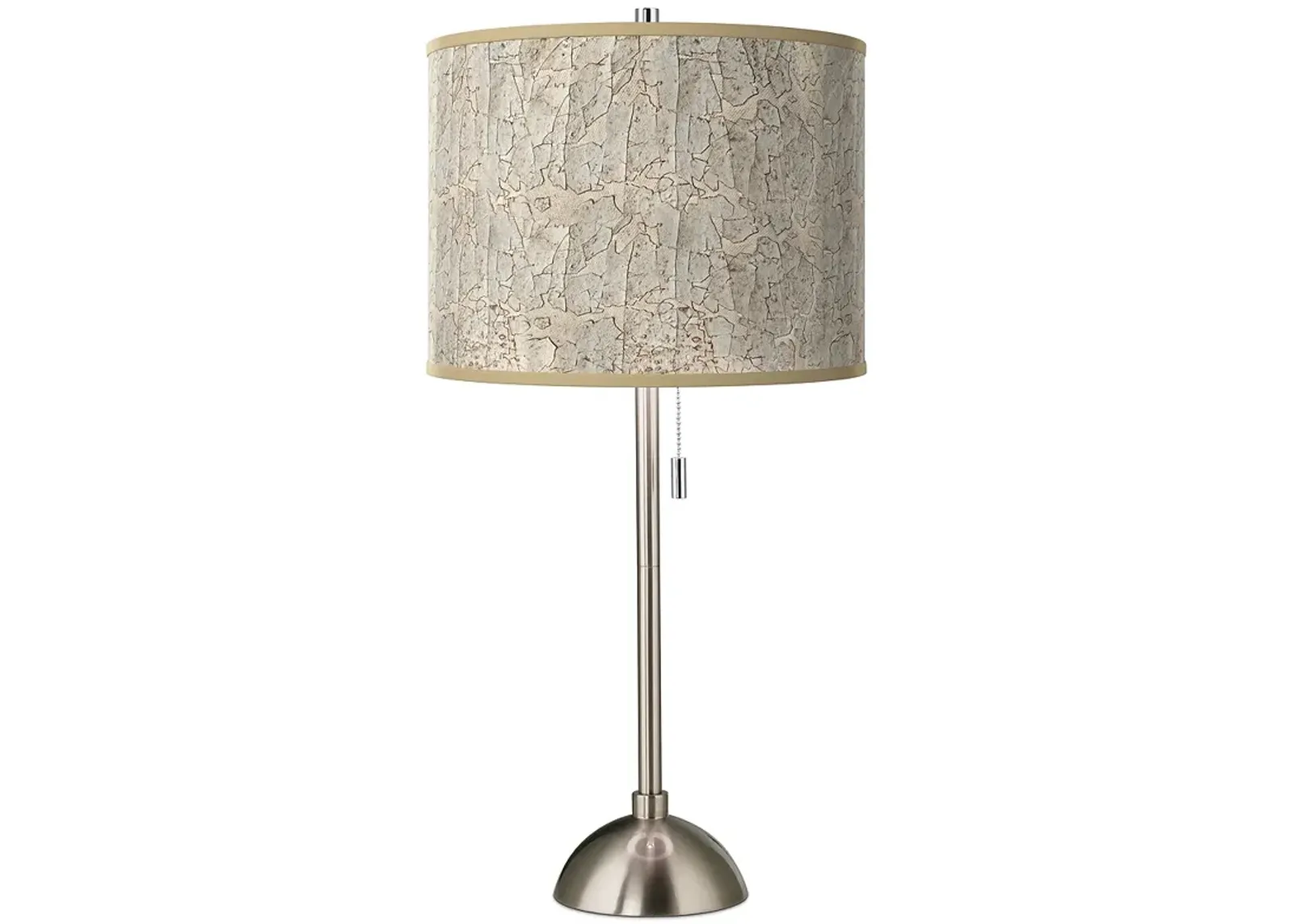 Al Fresco Giclee Brushed Nickel Table Lamp