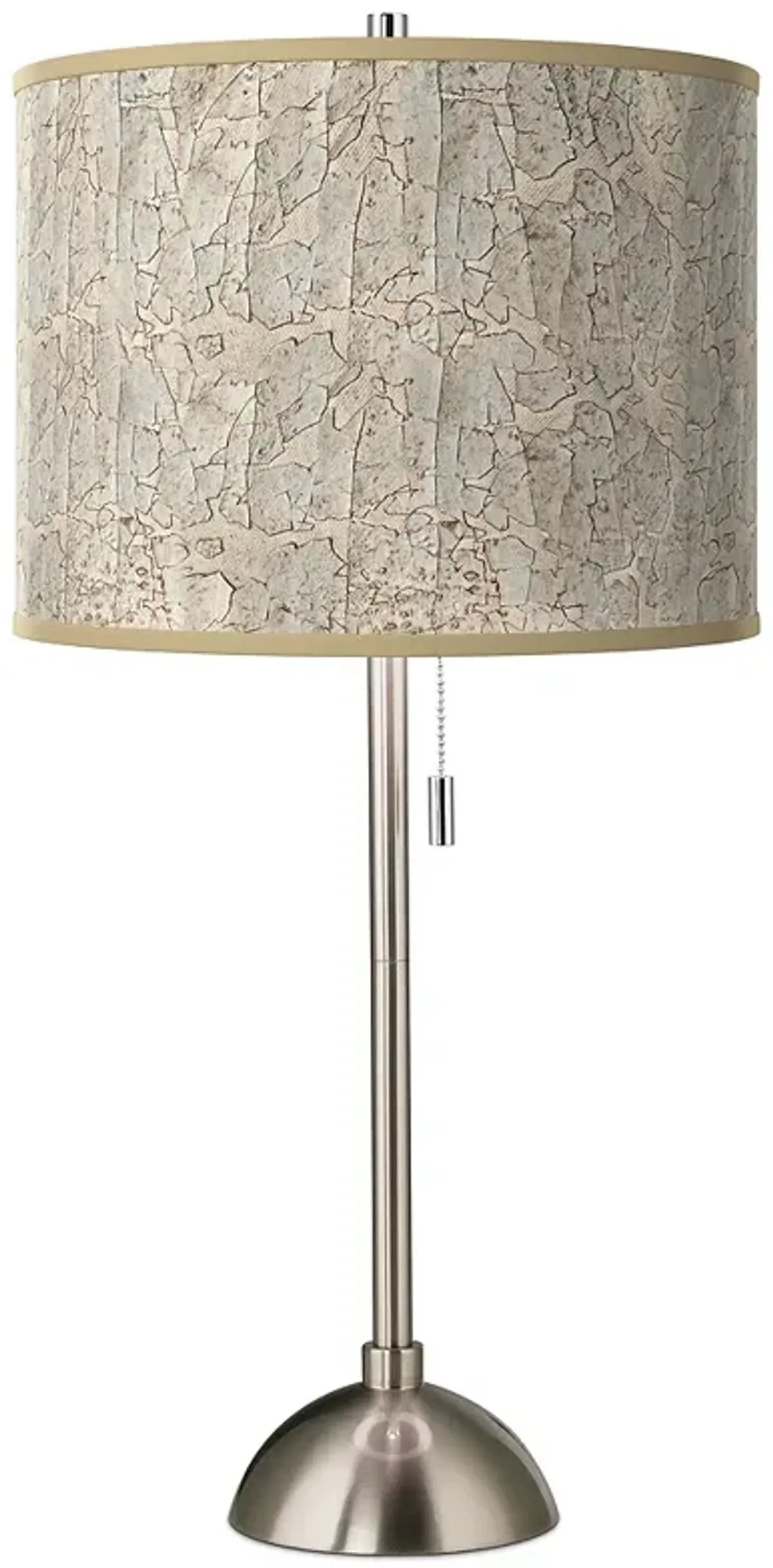 Al Fresco Giclee Brushed Nickel Table Lamp