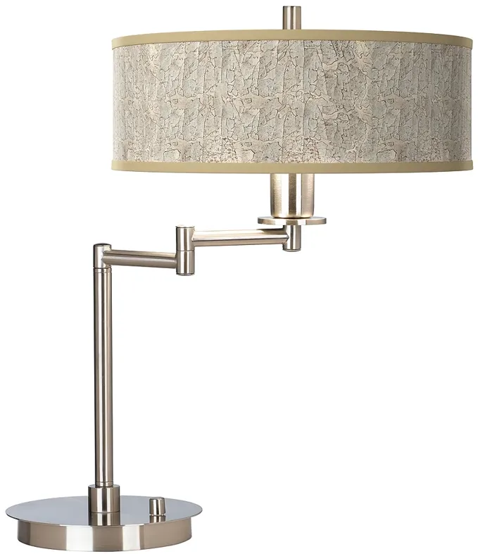 Al Fresco Giclee CFL Swing Arm Desk Lamp