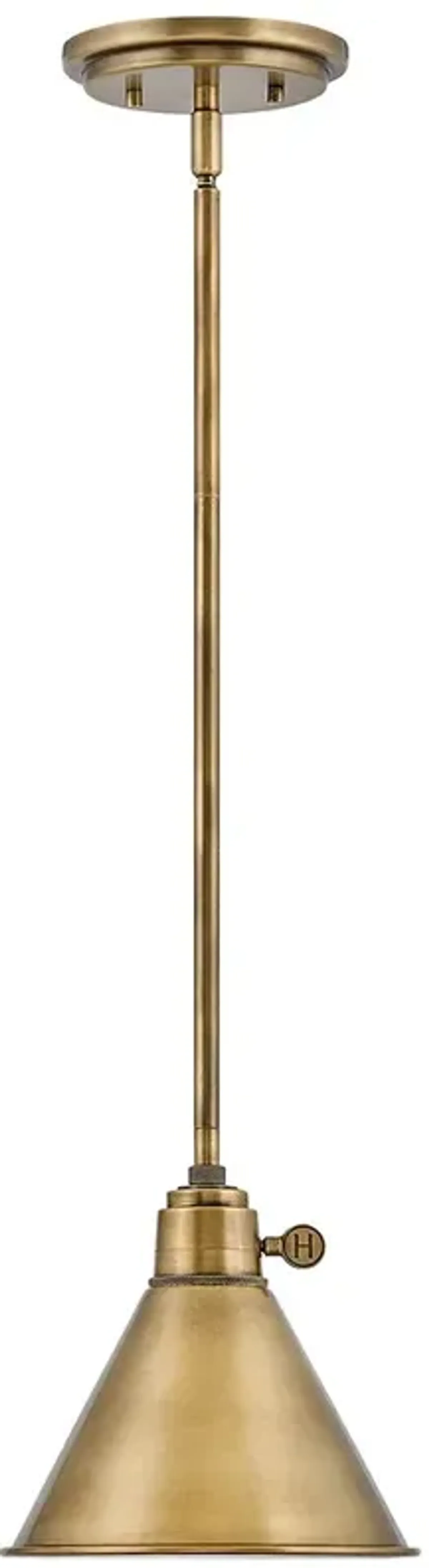 Arti 7 3/4" Wide Brass Mini Pendant by Hinkley Lighting