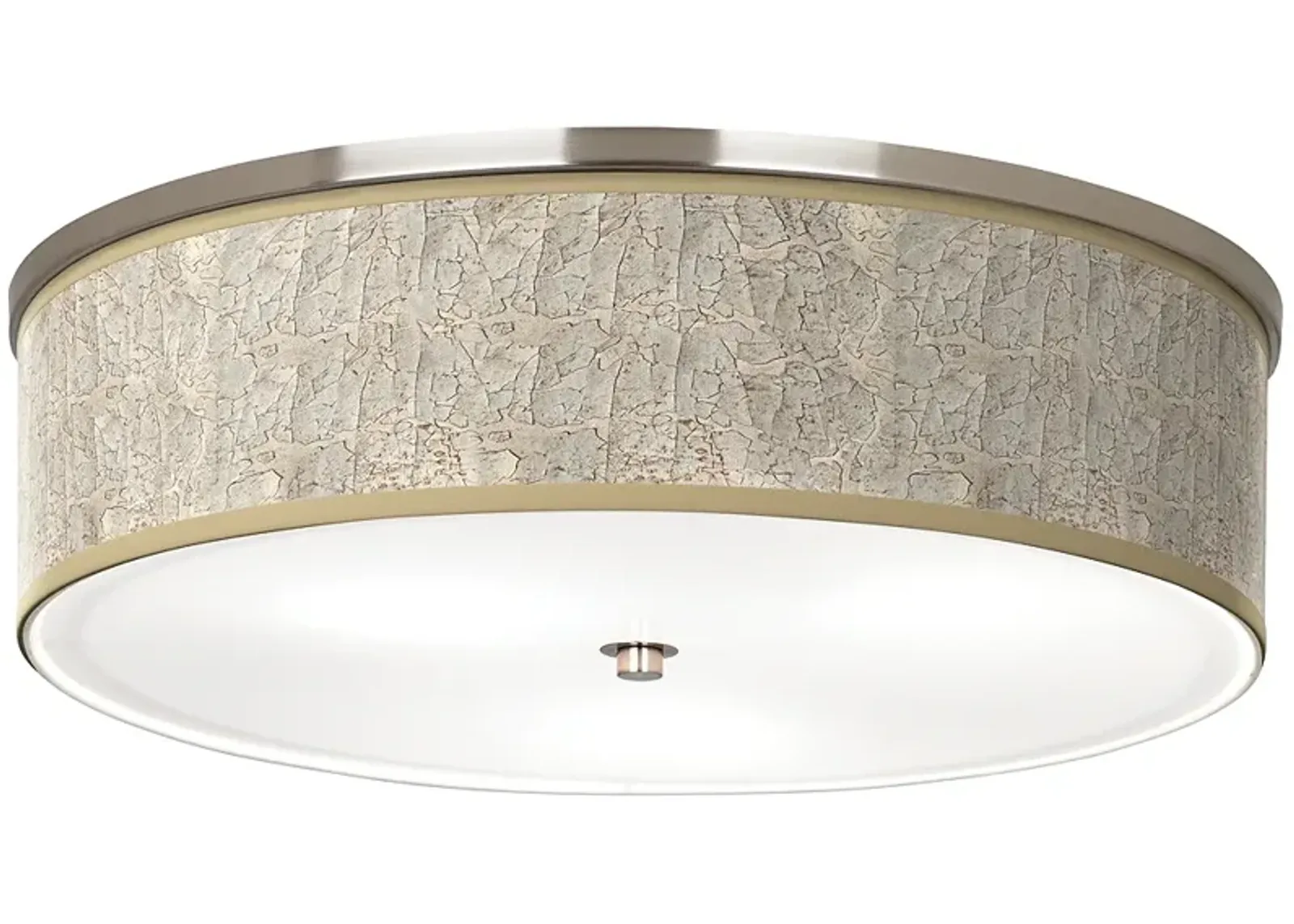 Al Fresco Giclee Nickel 20 1/4" Wide Ceiling Light