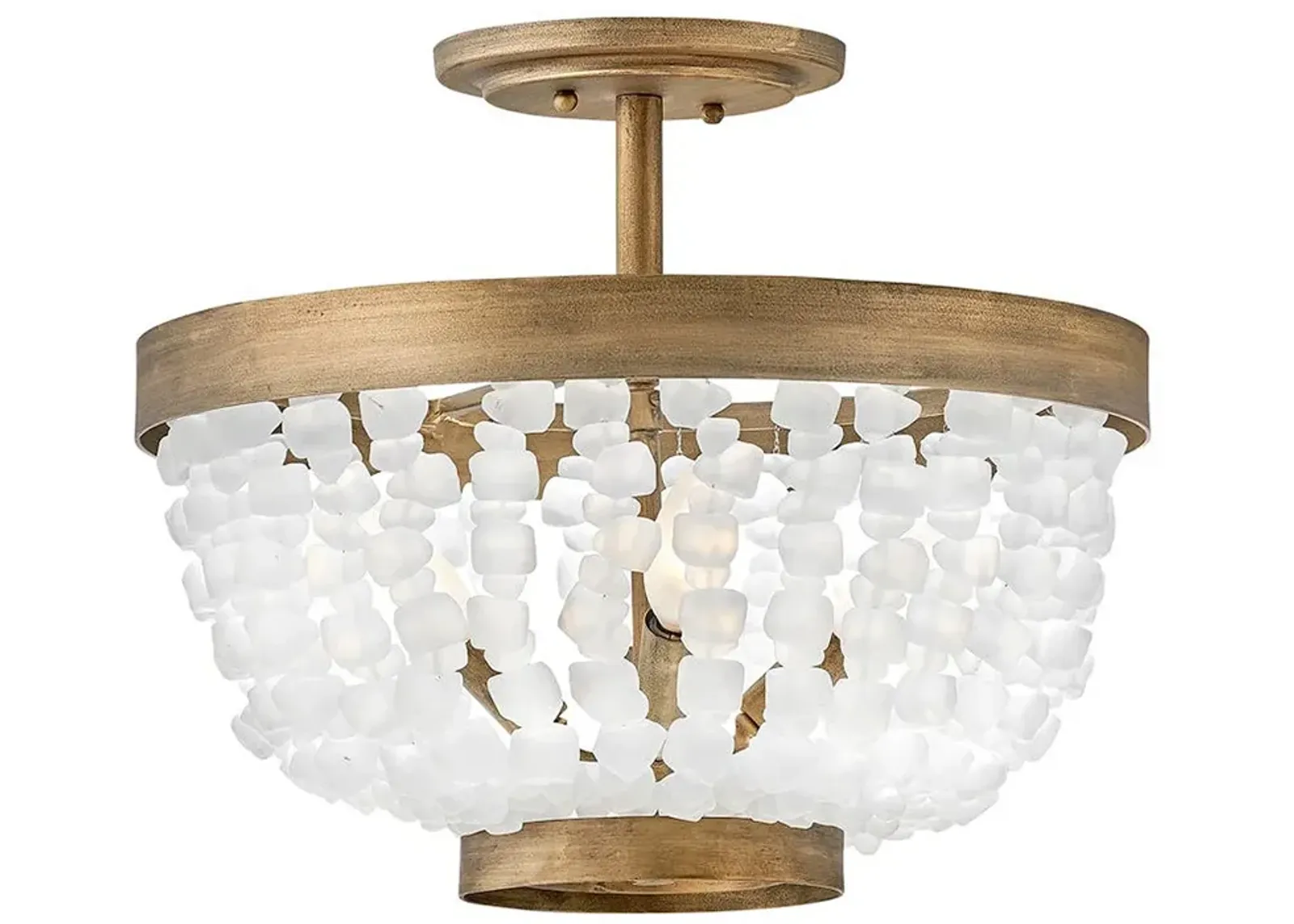 Dune 16"W Burnished Gold Ceiling Light by Hinkley Lighting